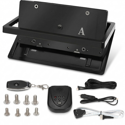 Stealth License Plate Flipper Single Plate Kit (USA/Canada)