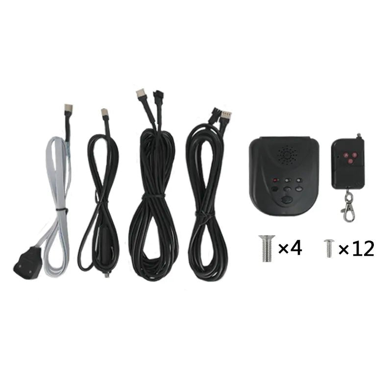 Stealth License Plate Flipper Double Kit (EU/UK) - European license plate flipper accessories it comes with