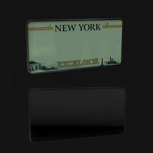 Stealth Blackout License Plate Frames