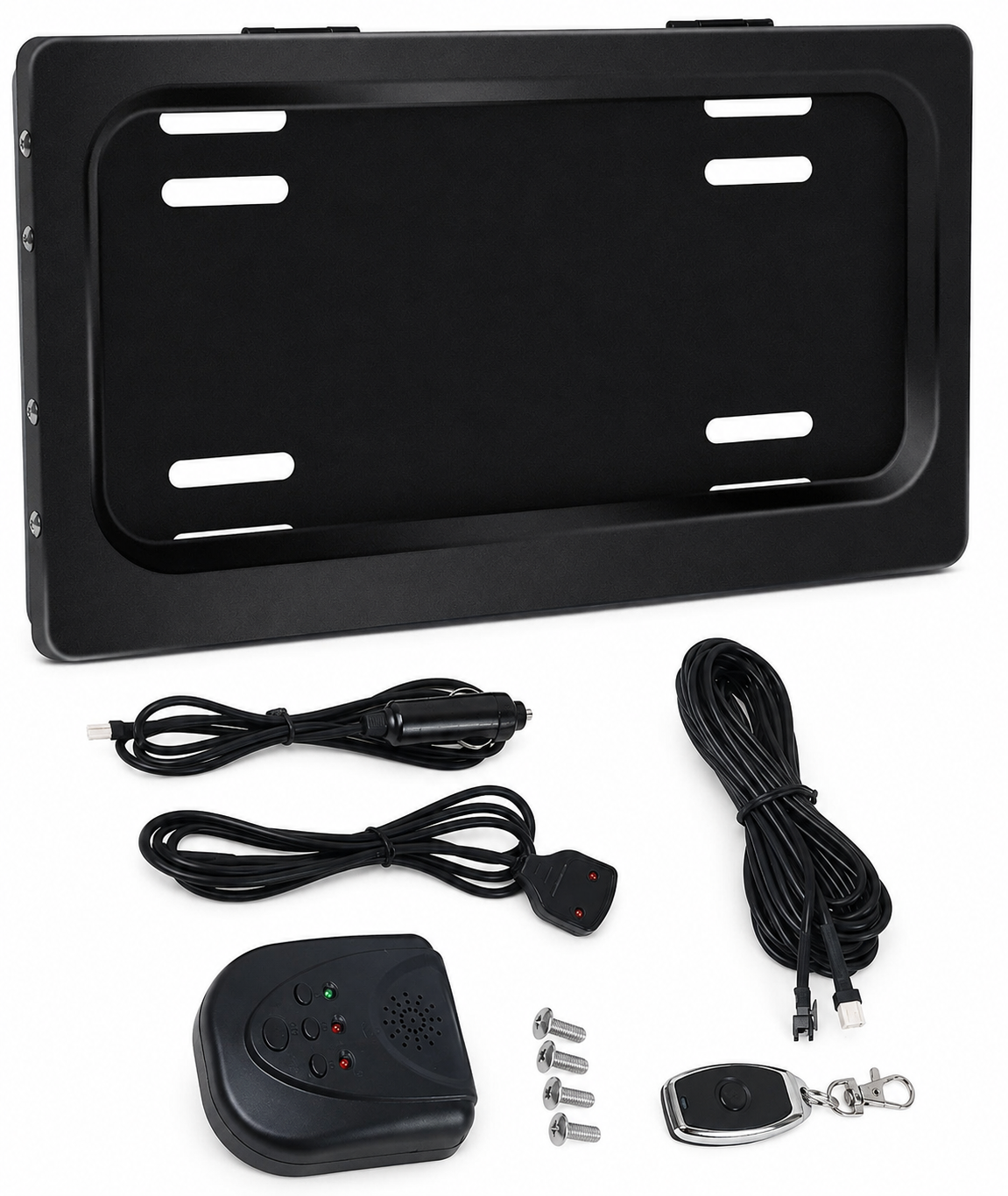 Stealth License Plate Curtain Single Plate Kit (USA/Canada)