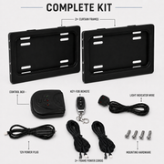 View Stealth License Plate Curtain Double Plate Kit (Front & Back USA/Canada), media 3 of 9
