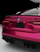 Stealth Blackout License Plate Cover installed on a vehicle demonstrating how it looks when activated