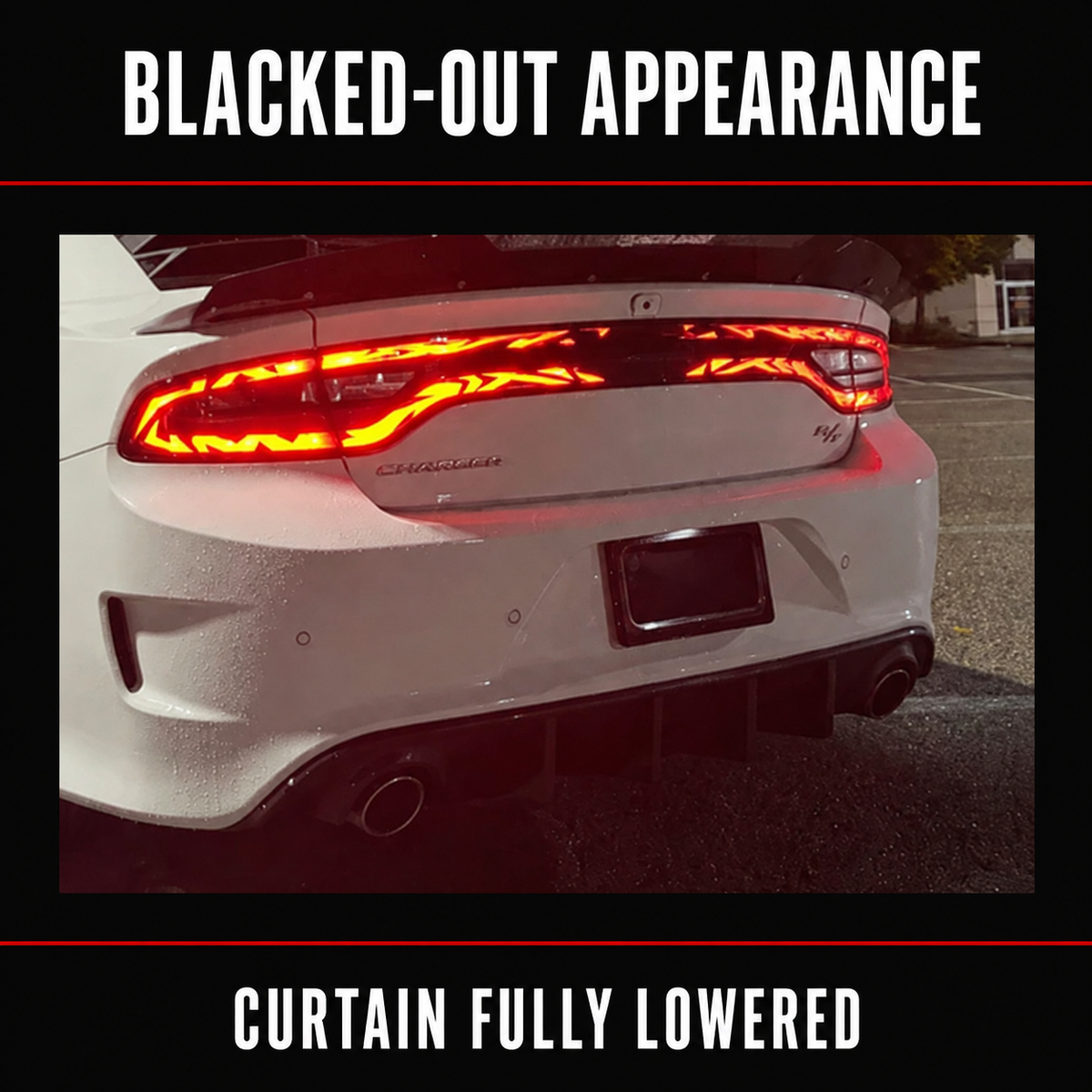 Stealth License Plate Curtain Double Plate Kit (Front & Back USA/Canada)