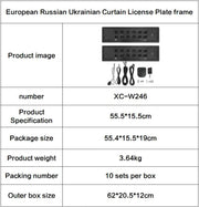 View EU, RU,UK, hideaway License plate specifications, media 6 of 6
