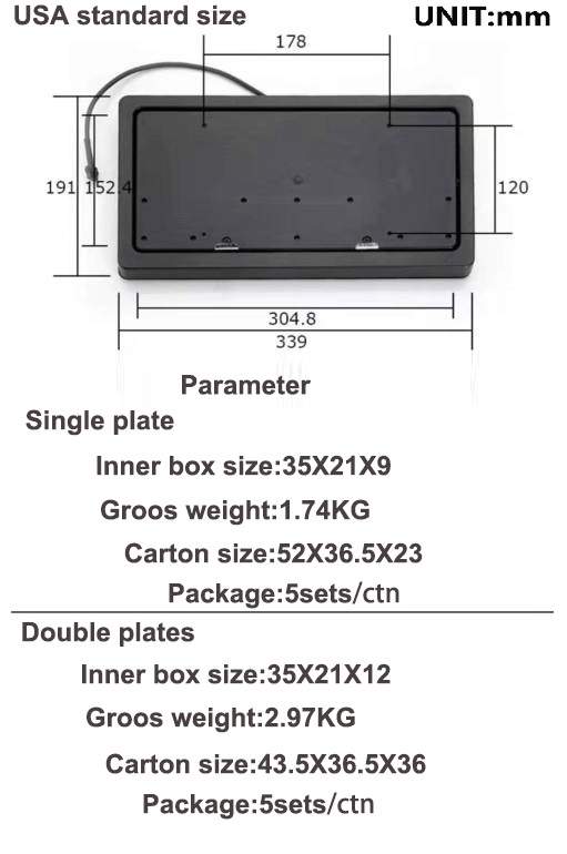 Stealth License Plate Flipper Single Plate Kit (USA/Canada) - PlateVanishStealth Plate