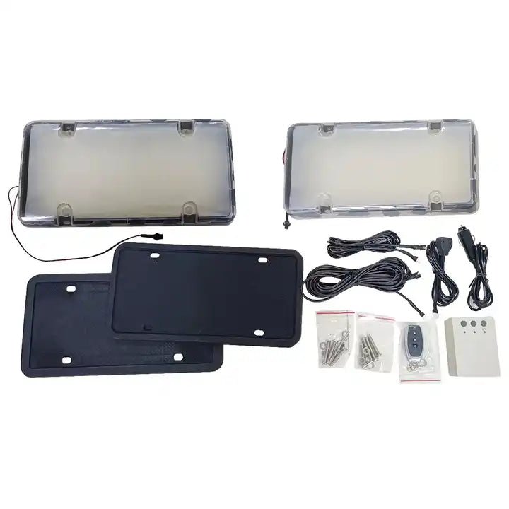 Stealth License Plate Fogger - Double Plate Kit (Front & Rear USA/Canada) - PlateVanishStealth Plate